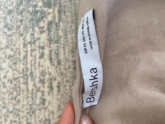 xs Beden Bej rengi elbise