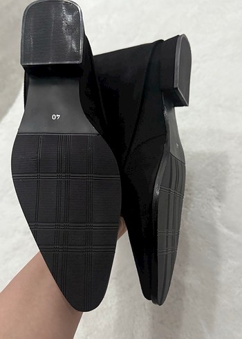 Siyah Süet 3 cm topuklu Kadın Bot - Görsel 4