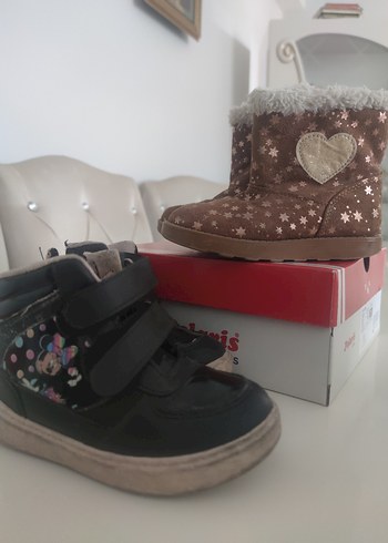 Kız Çocuk Kahverengi ve siyah bot 27 - Görsel 5