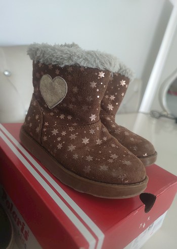 Kız Çocuk Kahverengi ve siyah bot 27 - Görsel 3