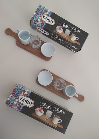 Yakut Keyfi Kahve Serisi - Beyaz Kahve Seti - Görsel 3