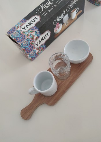 Yakut Keyfi Kahve Serisi - Beyaz Kahve Seti - Görsel 8