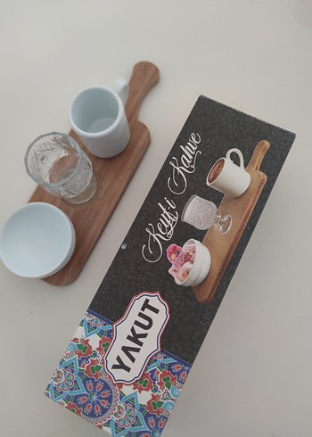 Yakut Keyfi Kahve Serisi - Beyaz Kahve Seti - Görsel 2