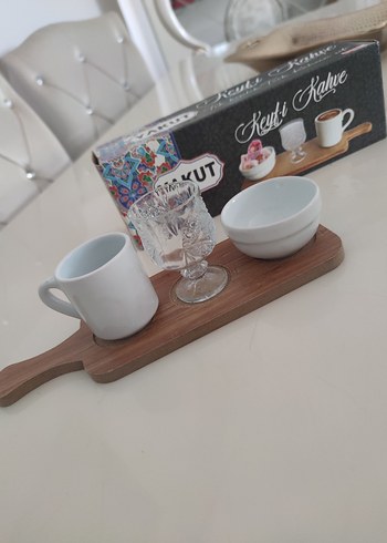 Yakut Keyfi Kahve Serisi - Beyaz Kahve Seti - Görsel 7