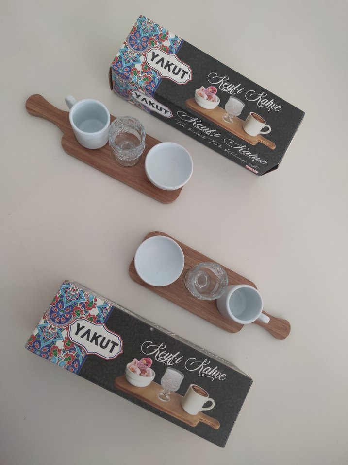 Yakut Keyfi Kahve Serisi - Beyaz Kahve Seti - Görsel 3