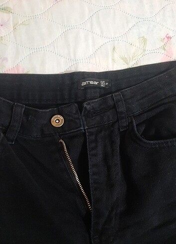 27 Beden Siyah wide leg pantolon