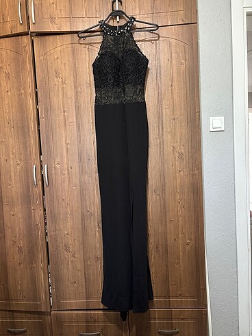 Diğer taşlı siyah abiye