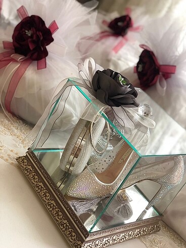 Marcatelli orjinal cinderella topuklu ayakkabı