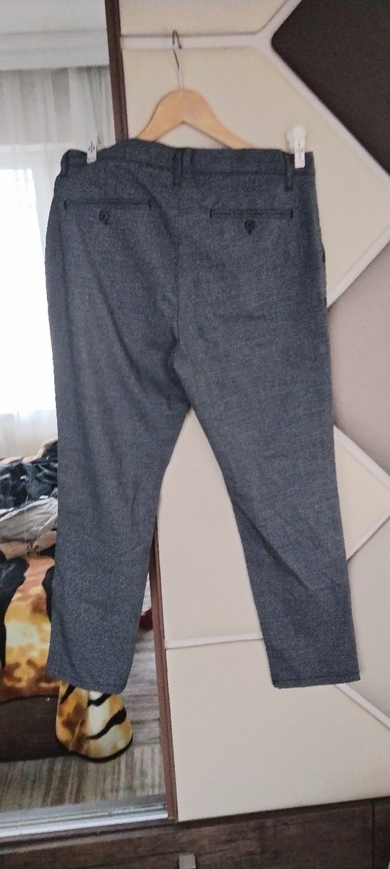 Gri Regular Fit Denim Erkek Pantolon - Görsel 2