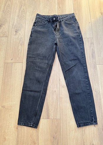 LC Waikiki LCW Siyah Regular Fit Midi Kadın Kot Pantolon
