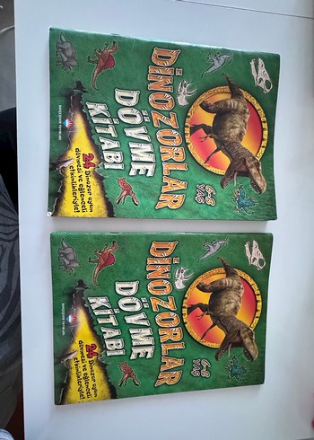Beden Dinozorlar Dövme Kitabı 6-8 Yaş