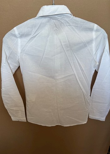 Lcw Beyaz Uzun Kollu Kız Gömlek - Görsel 5