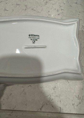 Kütahya Porselen Fiyonk Kayık Tabak - Görsel 6