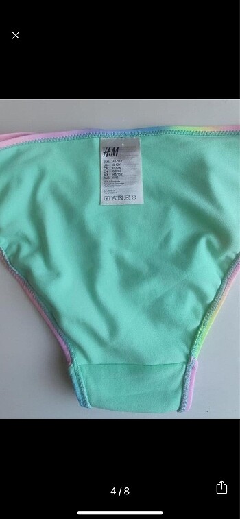 11-12 Yaş Beden çeşitli Renk H&M çocuk bikini