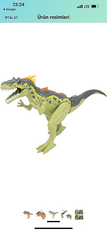 Sesli ışıklı dinozor