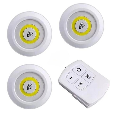 Üçlü uzaktan kumandalı led lamba
