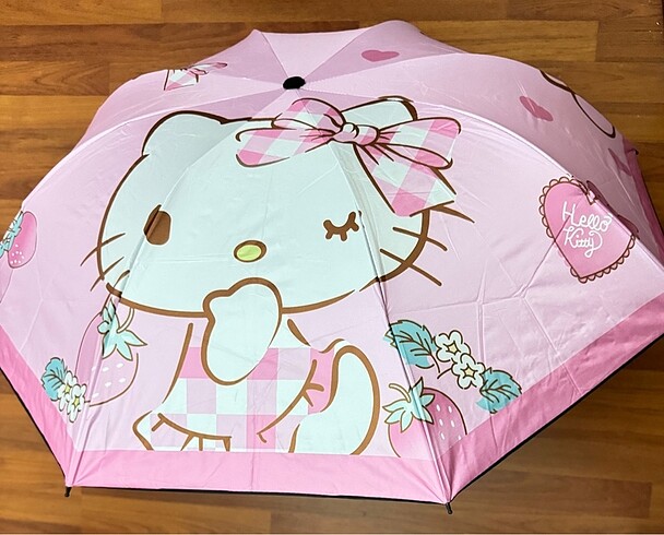 Hello kitty şemsiye - Görsel 4
