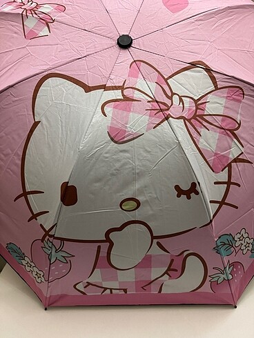 Hello kitty şemsiye - Görsel 6