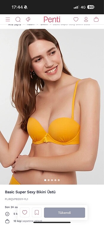 Penti /colins bikini üstü
