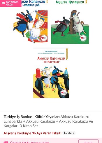 Akkuzu Karakuzu 3 Kitap Set - Lunaparkta ve Kargalar