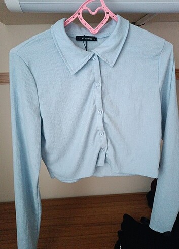 m Beden Polo yaka bluz