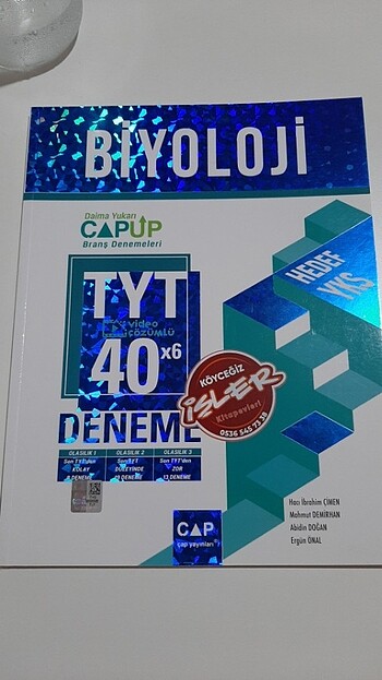 Çap yayınları TYT biyoloji denemesi 40'lı