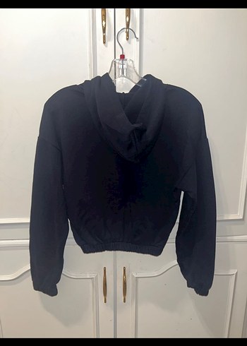 m Beden lacivert Renk Kadın Kapüşonlu Sweatshirt