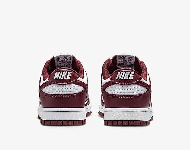 36 Beden Nike dunk low bordo sneaker