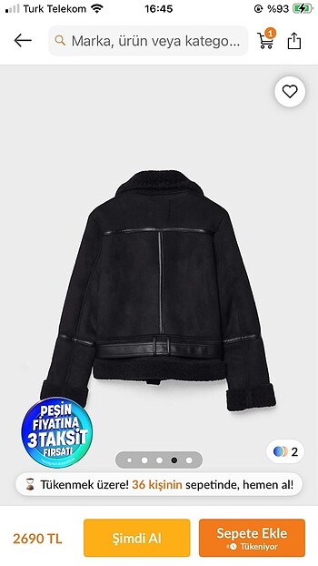 xs Beden siyah Renk Stradivarius içi suni biker ceket