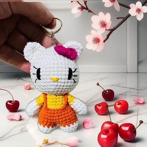  Amigurumi El örgüsü anahtarlık