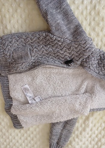 Lcw Erkek bebek içi peluşlu kışlık hırka