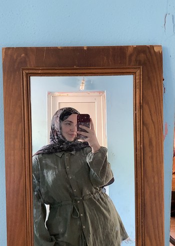 Milla Kadın Haki Keten Pilili Takım - Görsel 2