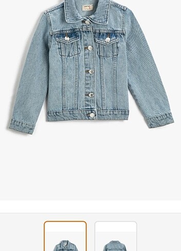Koton kids kız çocuk kot ceket 