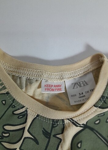 4 Yaş Beden Zara erkek çocuk 2'li takım. Zara marka erkek çocuk 3-4 yaş 2'li