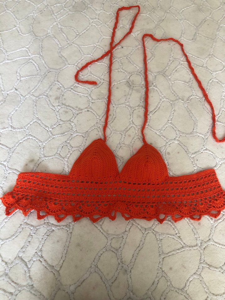 Turuncu büstiyer - Görsel 5