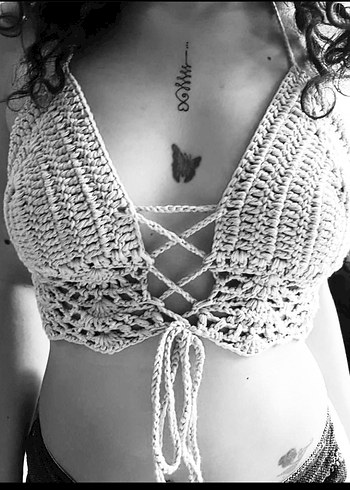 Hardal bikini üstü - Görsel 6