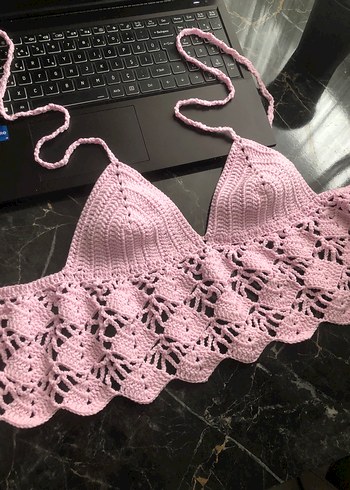 Toz pembe büstiyer - Görsel 4