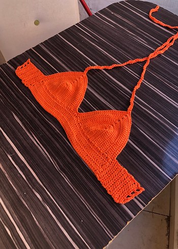 s Beden Turuncu Bohem Mini Bralet