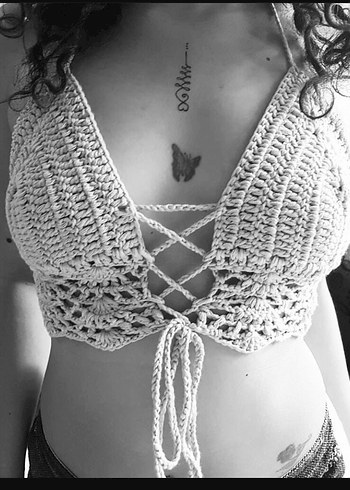 Adil Işık Saks mavisi bralet