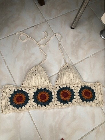 Örgü croptop