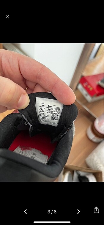 25 Beden Nike çocuk spor ayakkabı