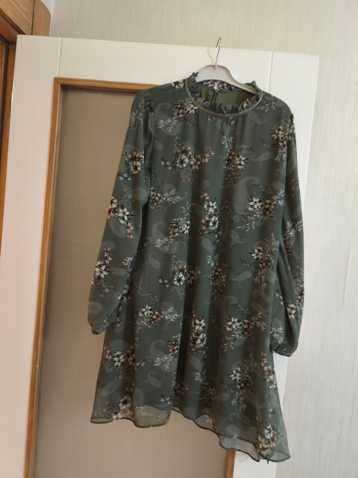 Bohem Uzun Kollu Midi Tunik - Görsel 2