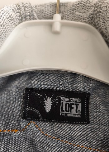 Gri Düğmeli Denim Ceket - Görsel 4