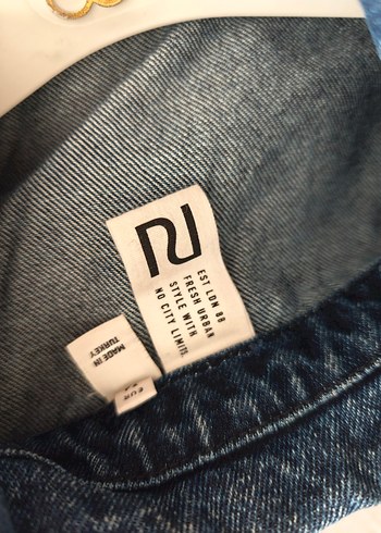 Kadın Koyu Mavi Denim Ceket - Görsel 4