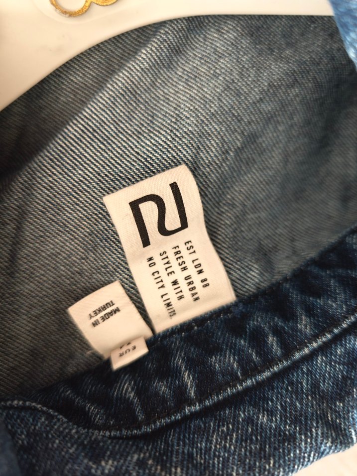 Kadın Koyu Mavi Denim Ceket - Görsel 4