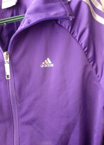 Mor Fermuarlı Kadın Spor Ceket - Görsel 2