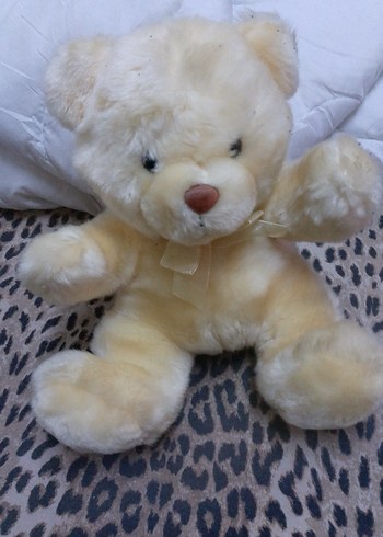 Bej Peluş Ayıcık Oyuncak - Görsel 2