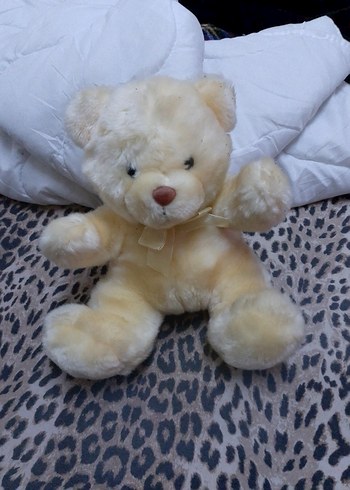 Bej Peluş Ayıcık Oyuncak - Görsel 3