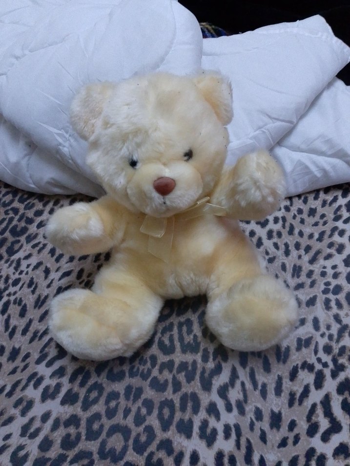 Bej Peluş Ayıcık Oyuncak - Görsel 3