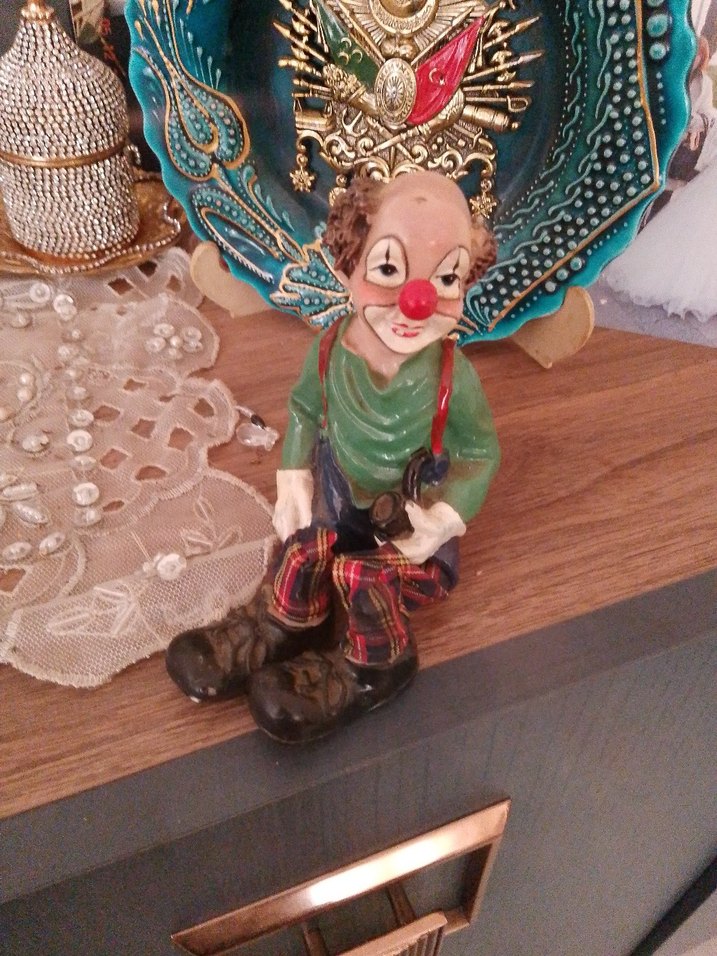 Renkli Palyaço Figürü - Görsel 5